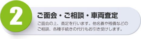 ご面会・ご相談・車両査定